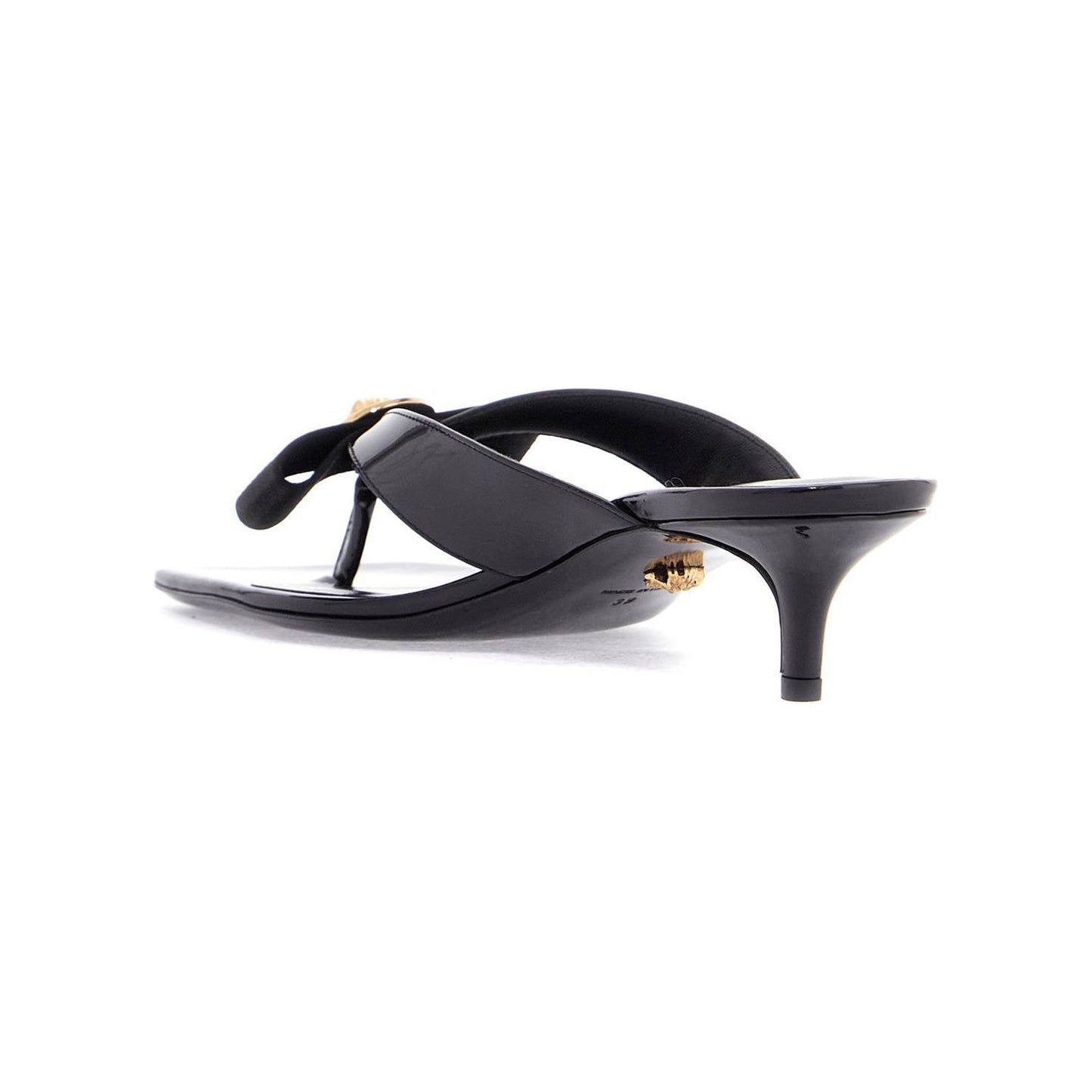 Versace gianni ribbon thong mules Mules Versace Dark Slate Gray