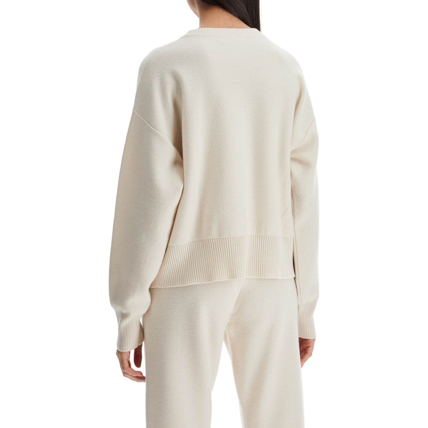 Versace boxy medusa towel stitch Knitwear Versace Light Gray
