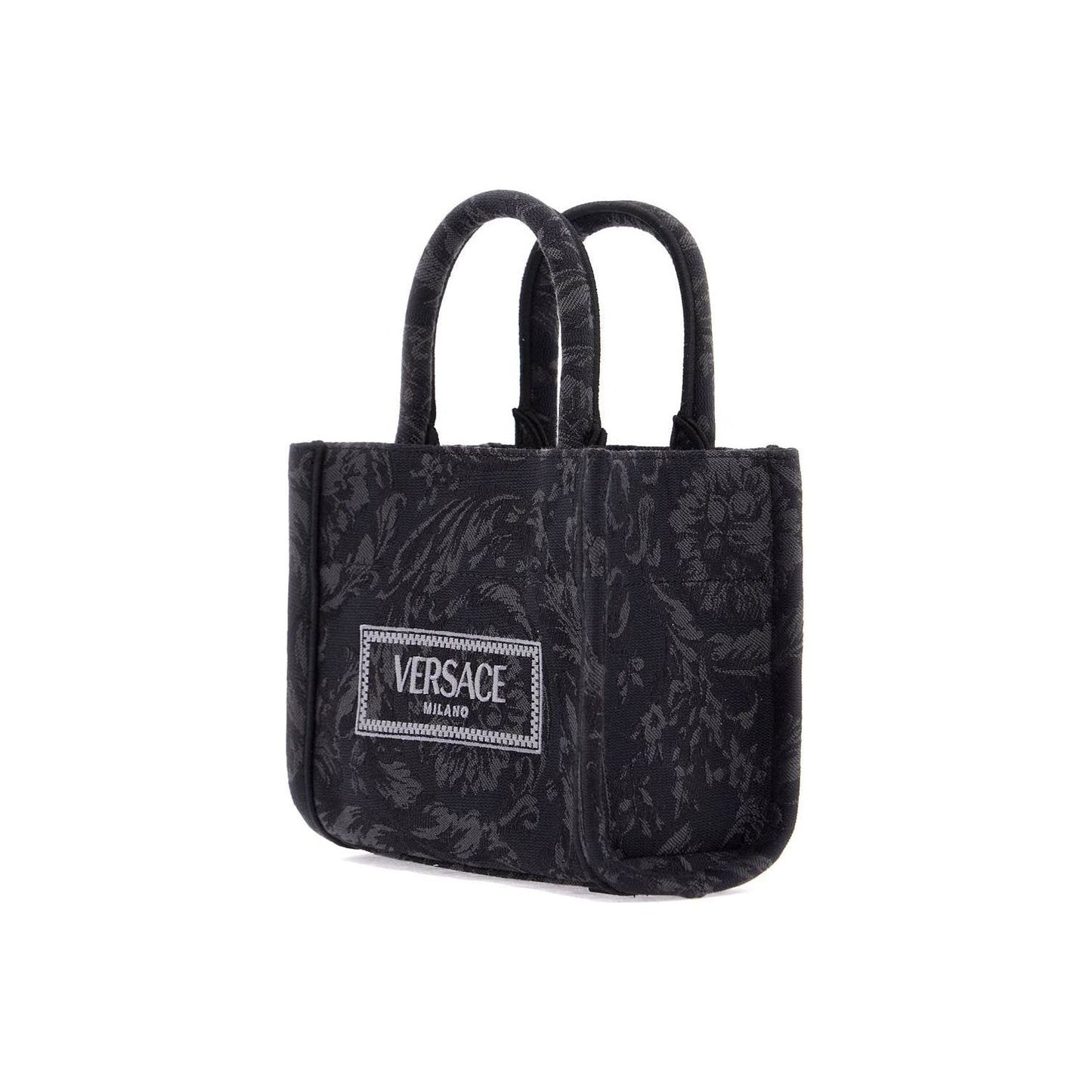 Versace athena barocco mini tote bag Shopper Versace Dark Slate Gray