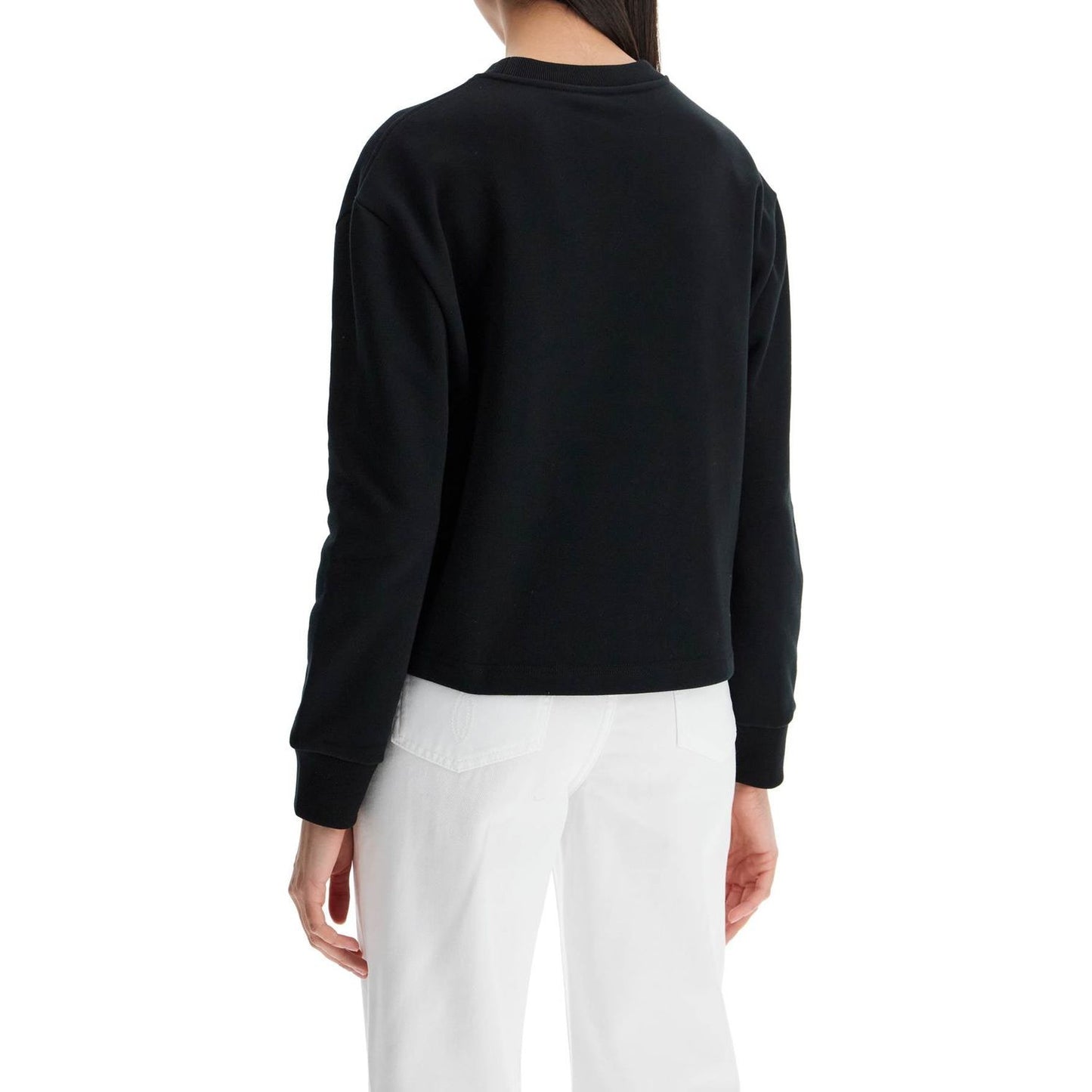 Versace 'boxy sweatshirt with med Topwear Versace Black