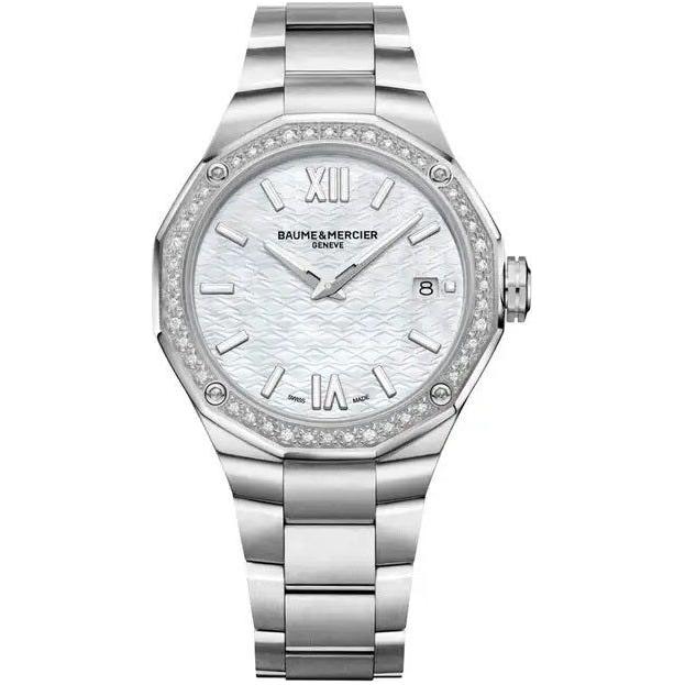 BAUME & MERCIER Mod. RIVIERA w-Diamonds WATCHES BAUME&MERCIER Light Gray