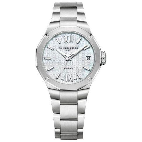 BAUME & MERCIER Mod. RIVIERA AUTOMATIC w-Diamonds WATCHES BAUME&MERCIER Light Gray