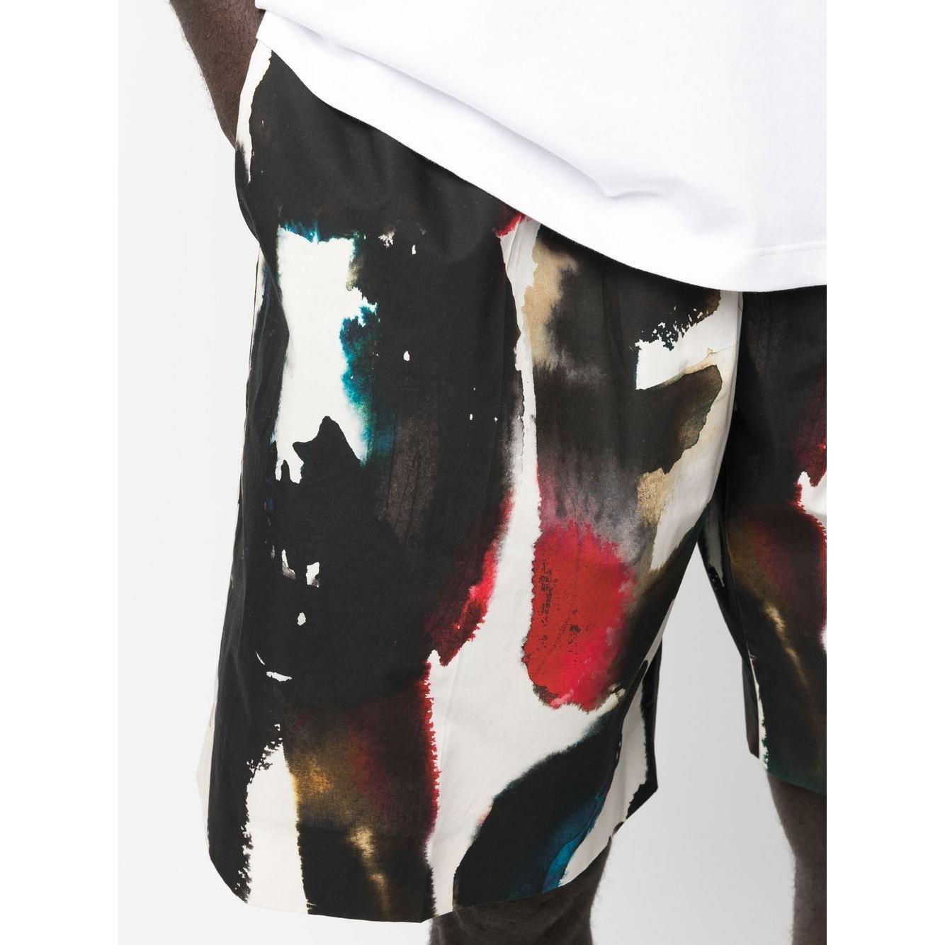Alexander McQueen Straight Print Shorts Short trousers Alexander Mcqueen Lavender