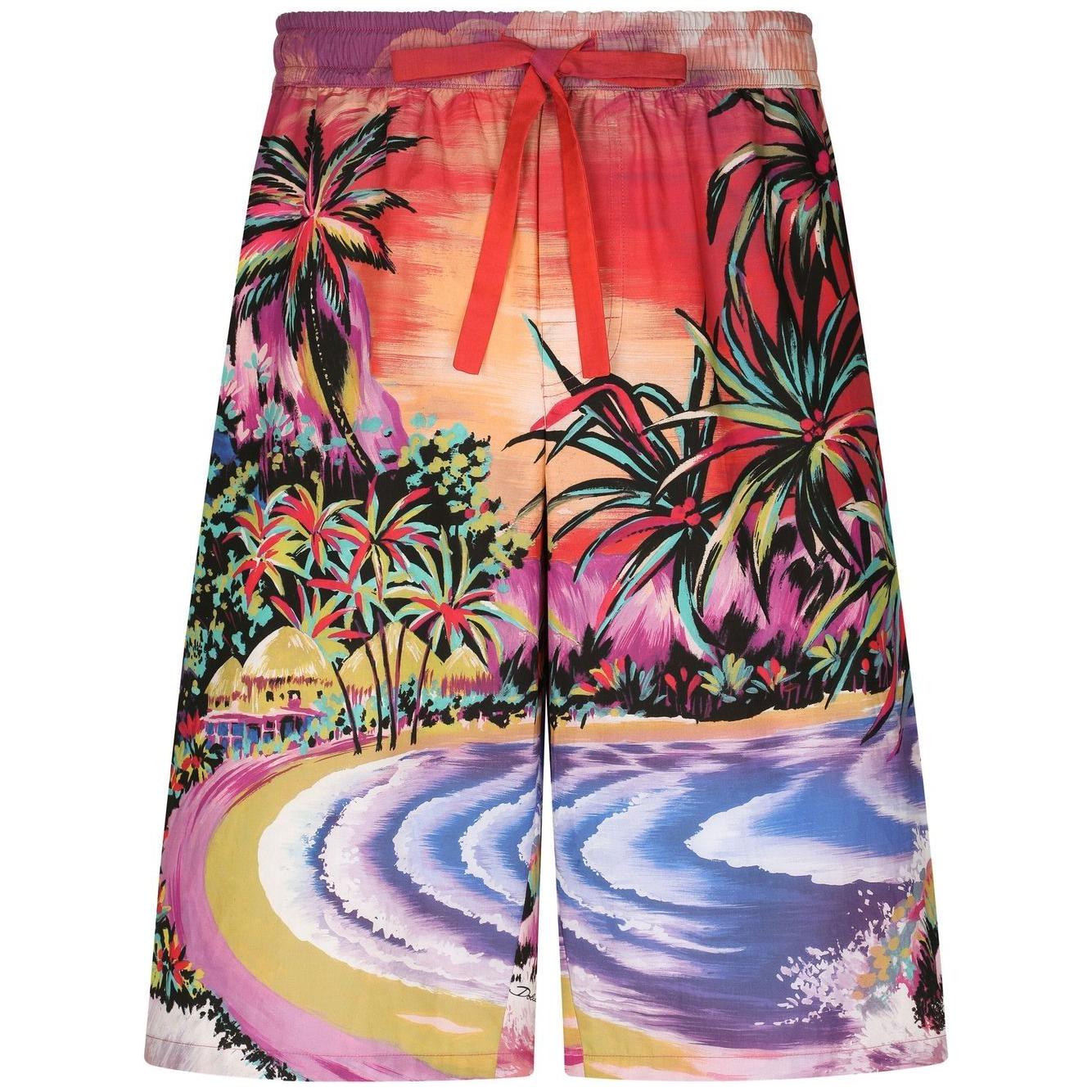 Dolce & Gabbana Shorts MultiColour Short trousers Dolce & Gabbana Gray