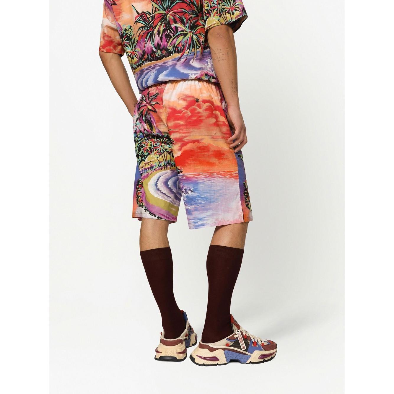 Dolce & Gabbana Shorts MultiColour Short trousers Dolce & Gabbana Beige