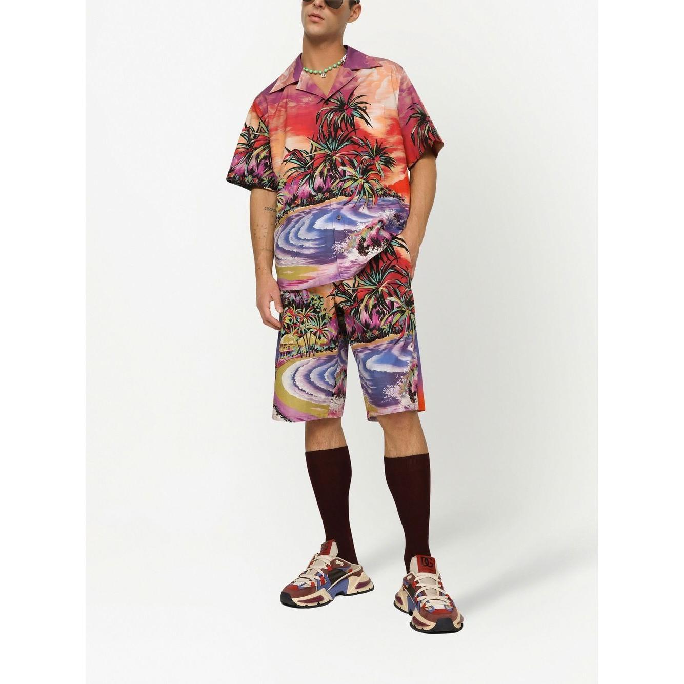 Dolce & Gabbana Shorts MultiColour Short trousers Dolce & Gabbana Beige