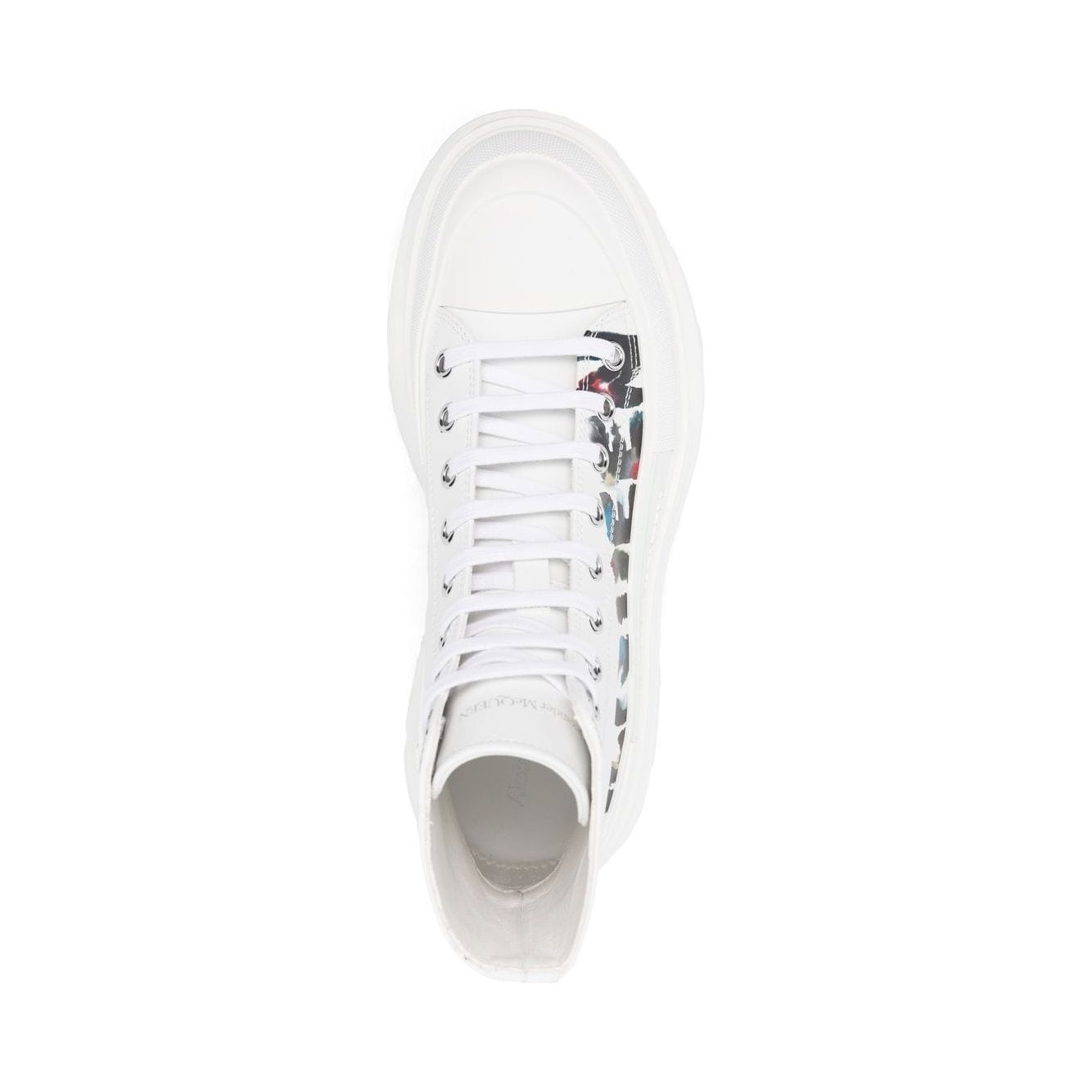 Alexander McQueen Tread Slick high-top Sneakers Boots Alexander Mcqueen Lavender