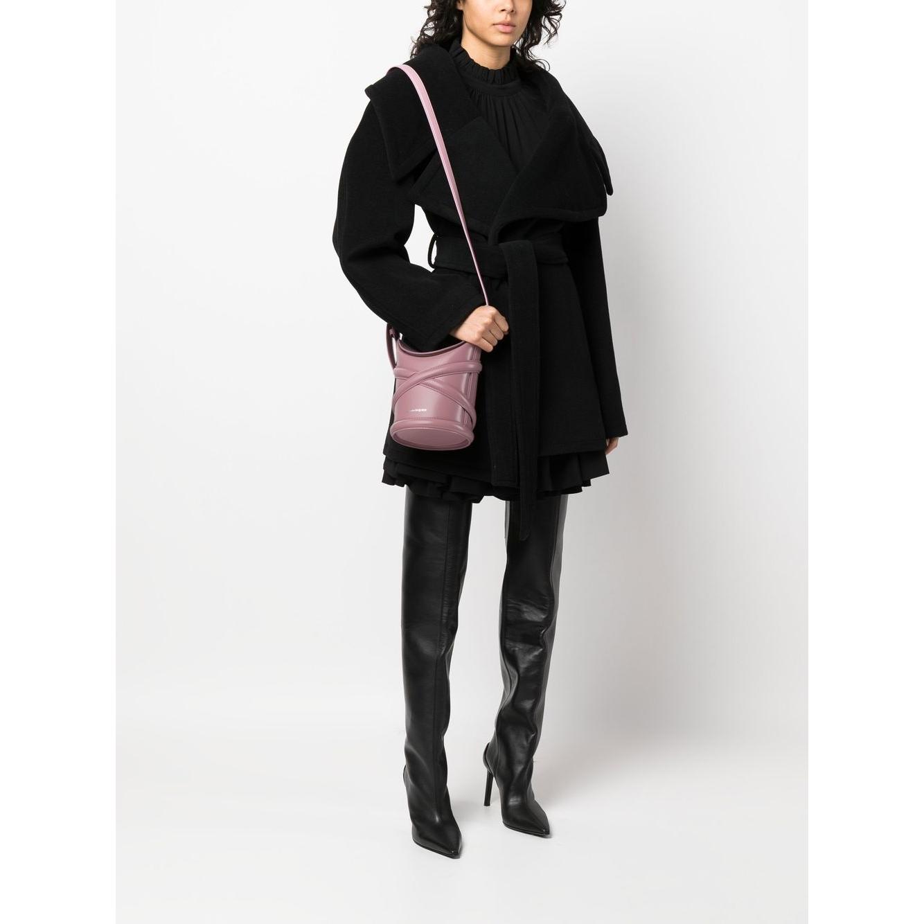 Alexander McQueen The Curve Bucket Bag Shoulder Alexander Mcqueen Black