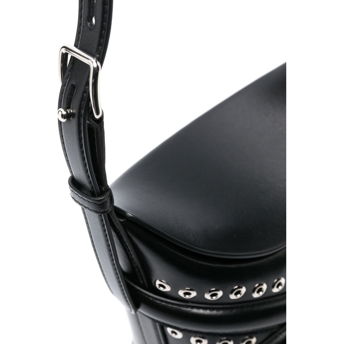 Alexander McQueen The Curve Studded Crossbody Bag Shoulder Alexander Mcqueen Dark Slate Gray