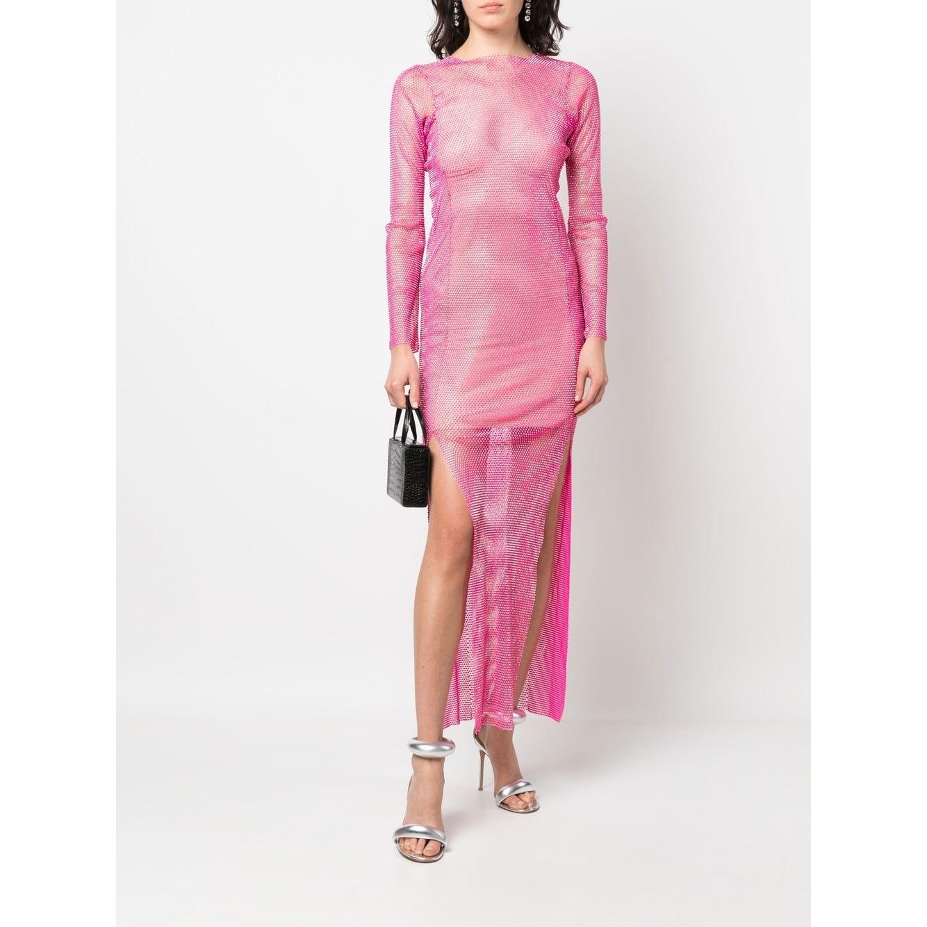 Santa Brand rhinestone-embellished maxi dress Dresses Santa Brand Misty Rose