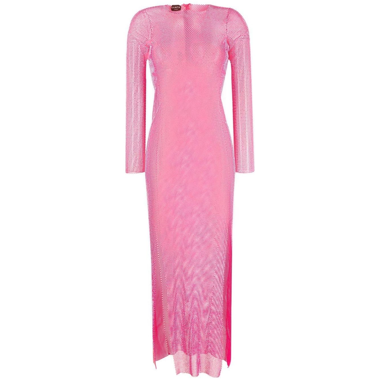 Santa Brand rhinestone-embellished maxi dress Dresses Santa Brand Hot Pink