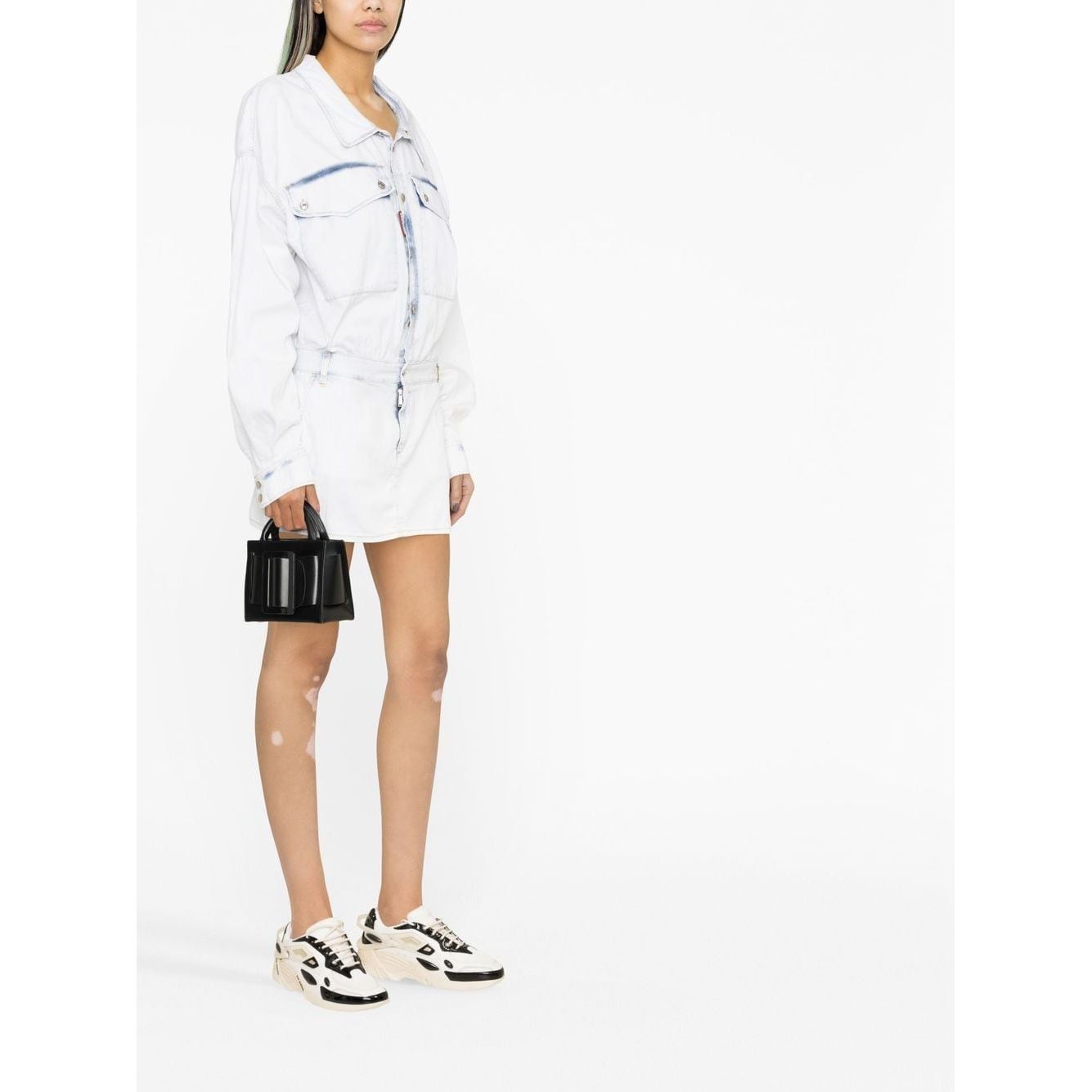 Dsquared2 Dresses Clear Blue Dresses Dsquared2 White Smoke