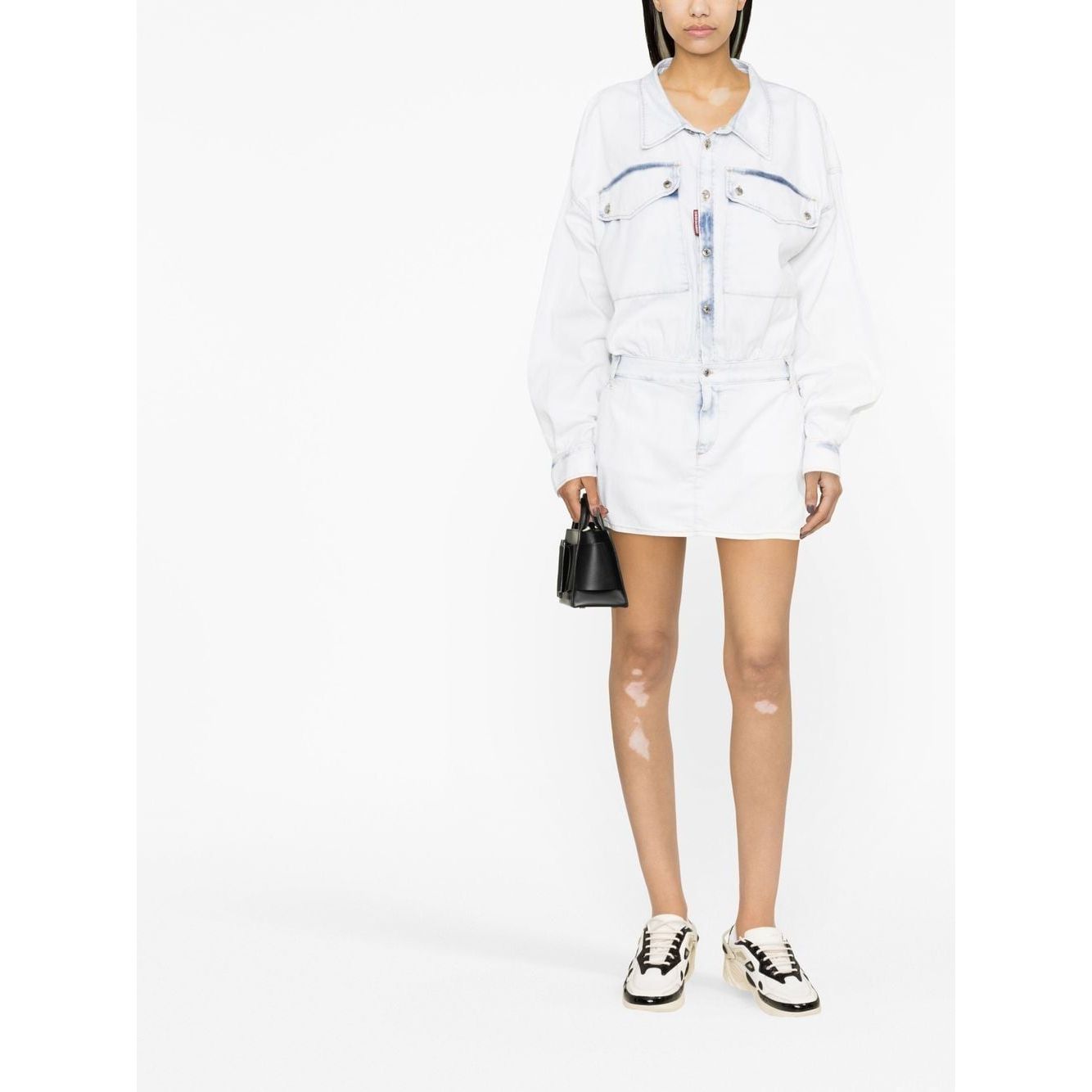Dsquared2 Dresses Clear Blue Dresses Dsquared2 White Smoke