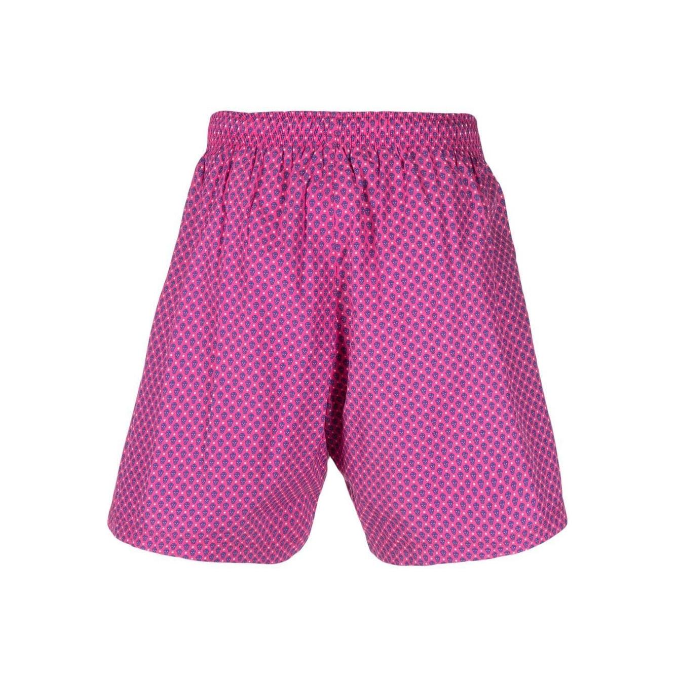 Alexander McQueen skull motif swim shorts Beachwear & underwear Alexander Mcqueen Pale Violet Red