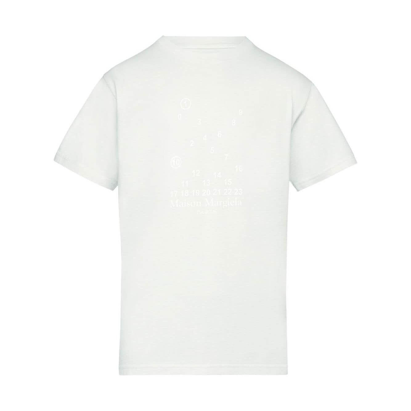 Maison Margiela T-shirts and Polos White Topwear Maison Margiela White Smoke