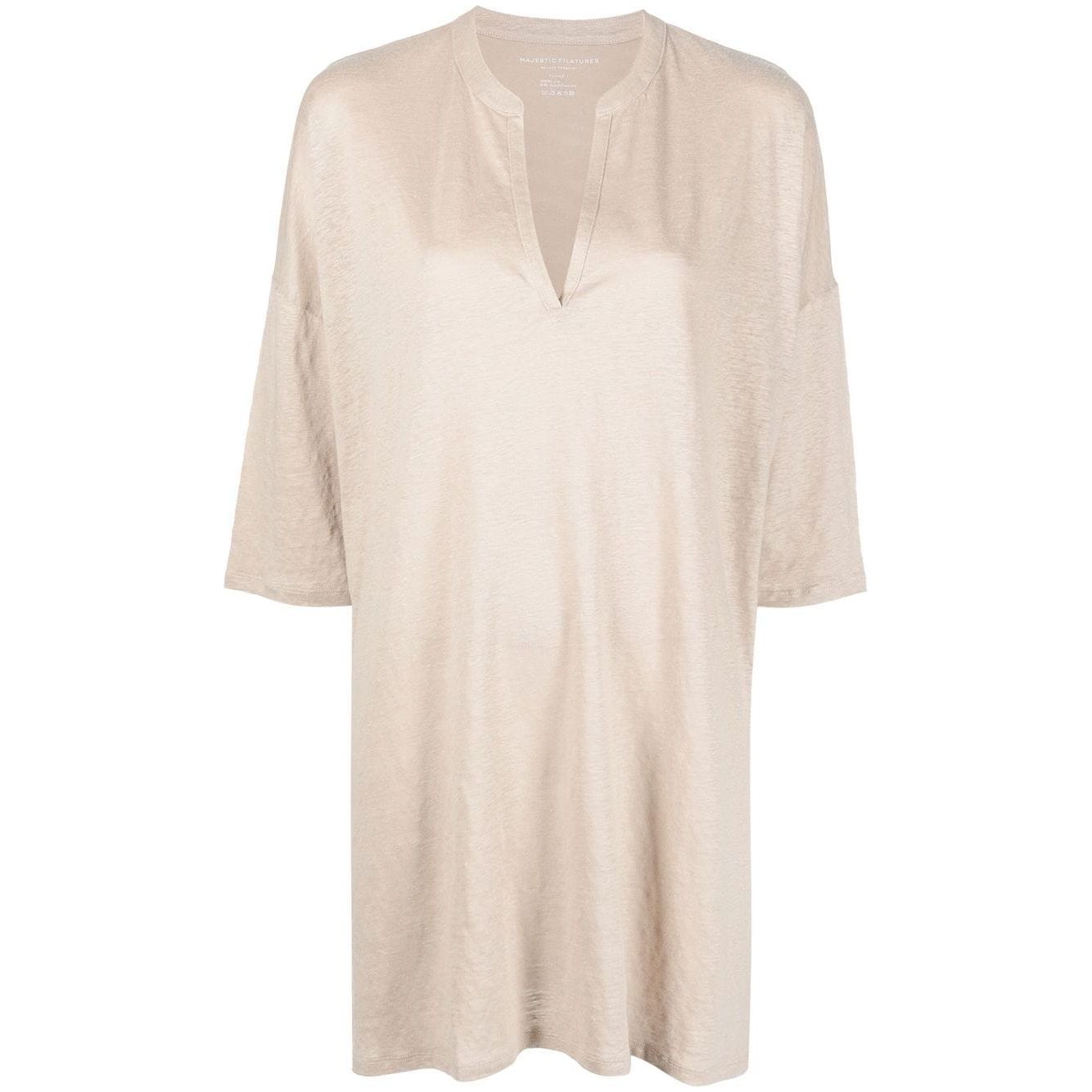 Majestic Dresses Beige Dresses Majestic Light Gray