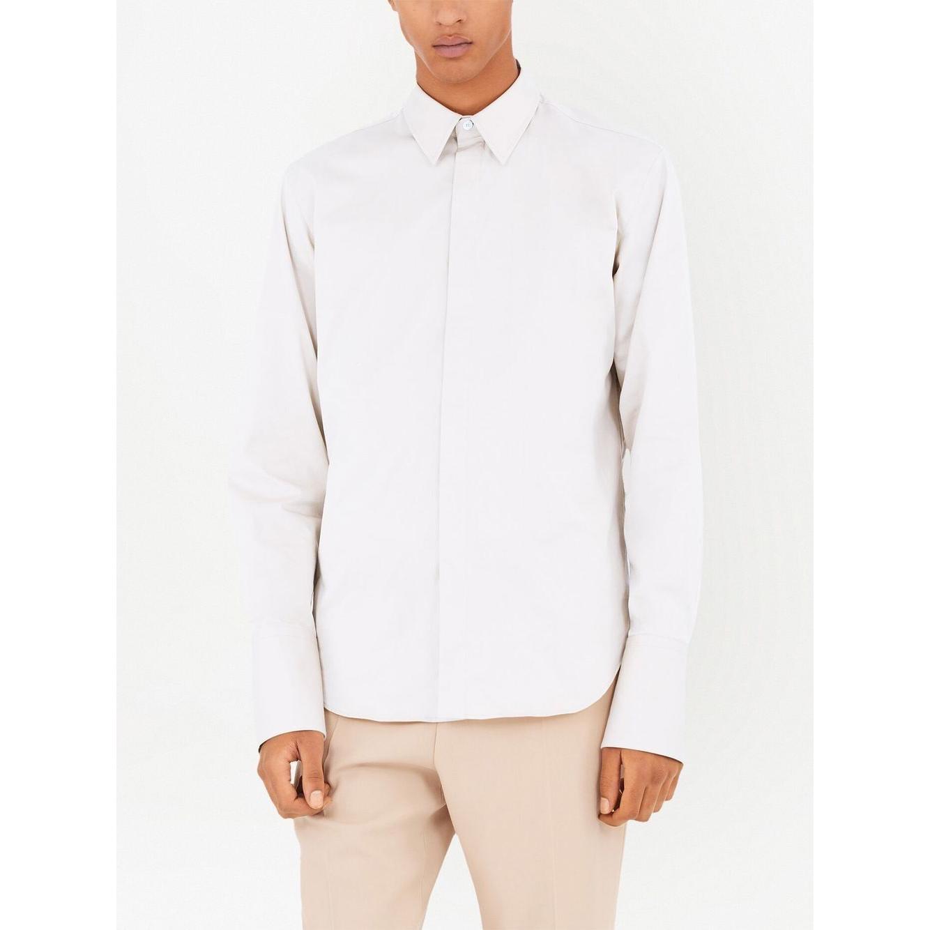 Ferragamo Shirts White Shirts Ferragamo White Smoke