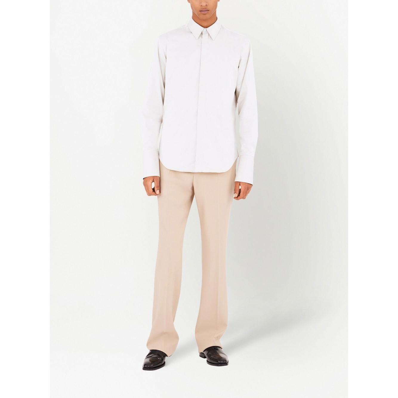 Ferragamo Shirts White Shirts Ferragamo Beige
