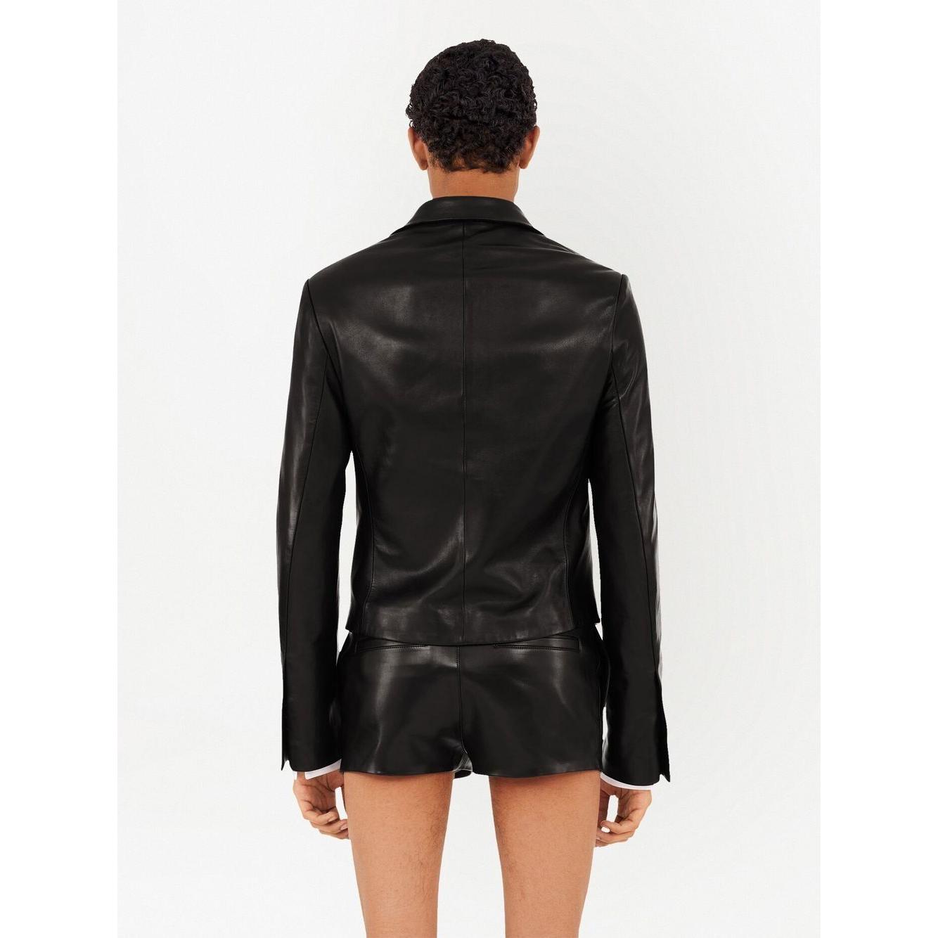 Ferragamo Jackets Black Jackets Ferragamo White Smoke