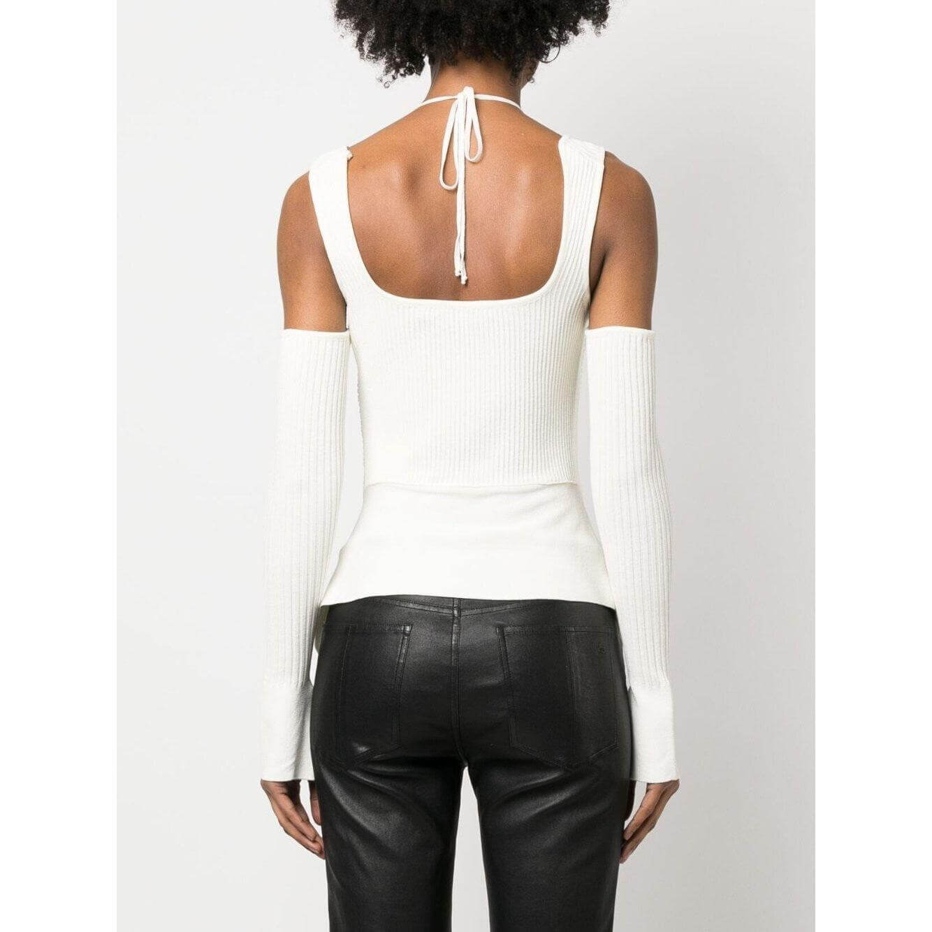 Andrea Adamo Top White Topwear Andrea Adamo Antique White