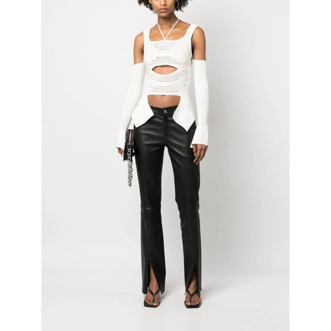 Andrea Adamo Top White Topwear Andrea Adamo Antique White