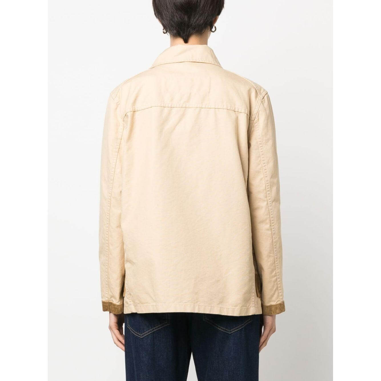 Fay Coats Beige Jackets Fay Antique White