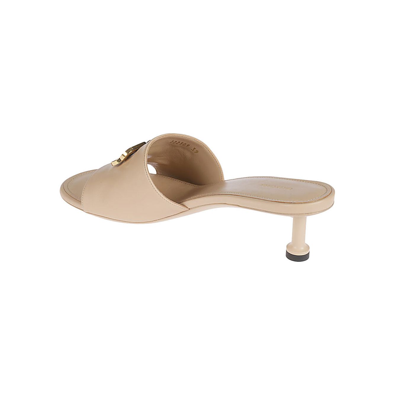 Balenciaga leather Groupie heeled mules Sandals Balenciaga Tan