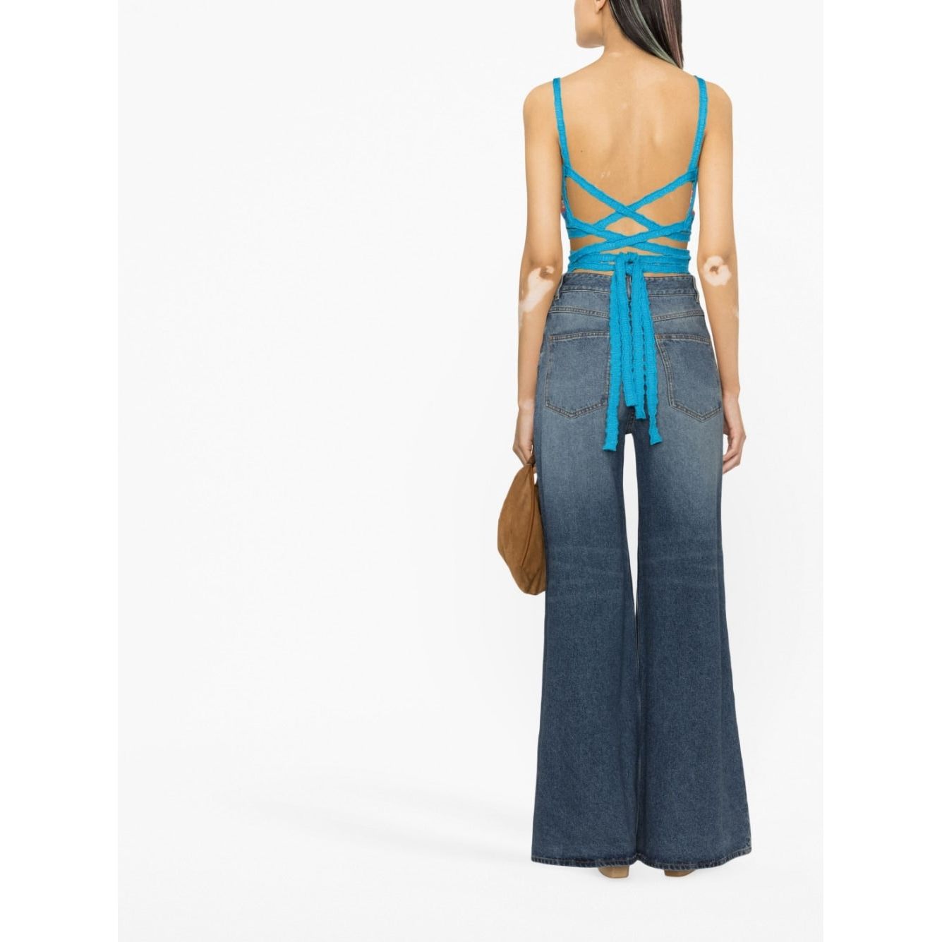 Alanui Top Blue Topwear Alanui Dark Slate Gray
