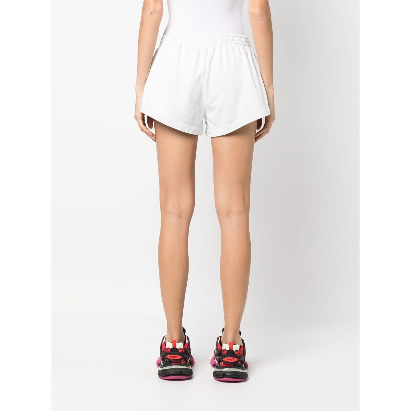 Balenciaga flared elasticated-waist shorts Short trousers Balenciaga Beige