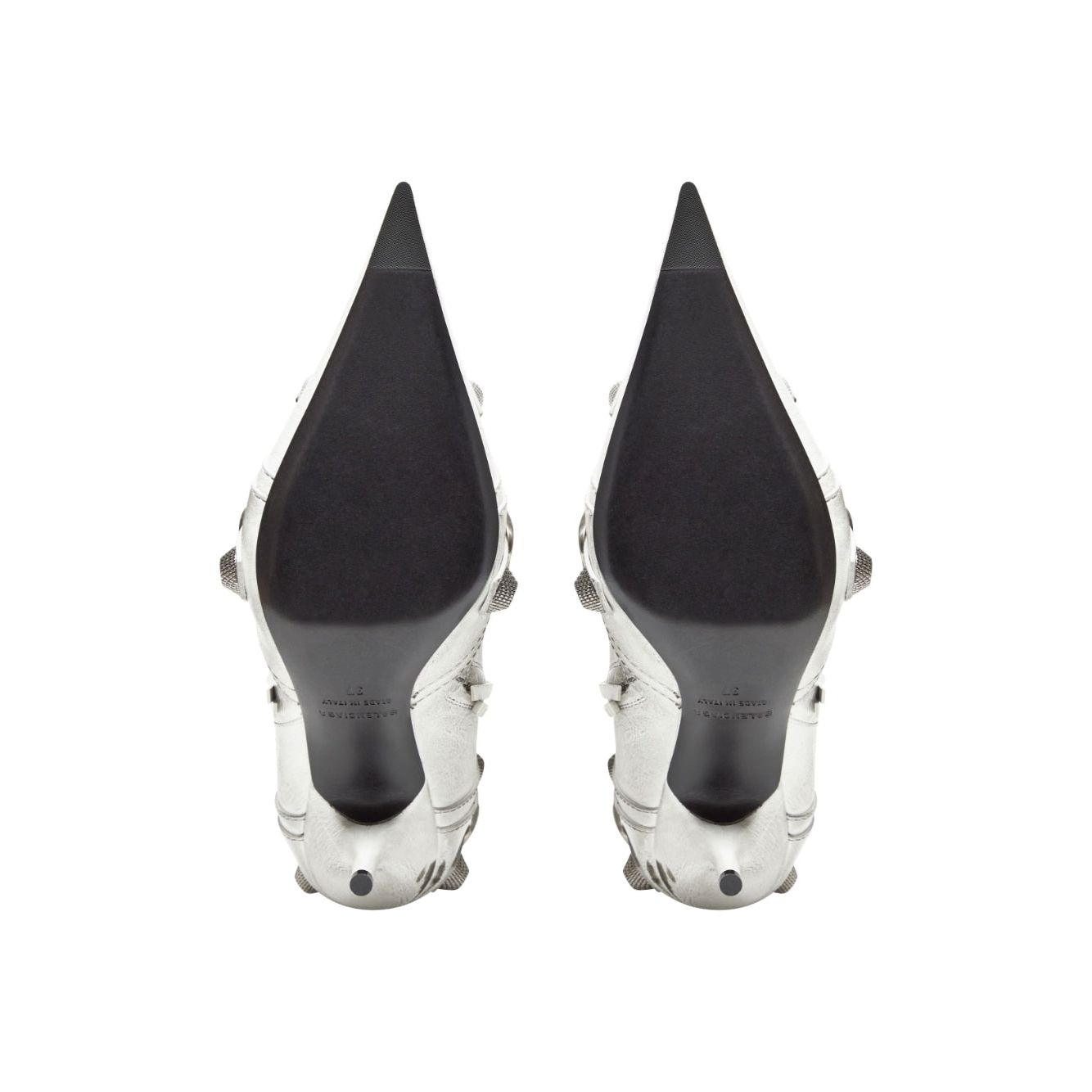 Balenciaga cagole leather boots Boots Balenciaga Light Gray