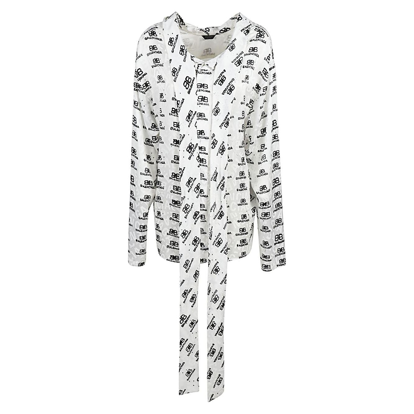 Balenciaga printed blouse Shirts Balenciaga Light Gray