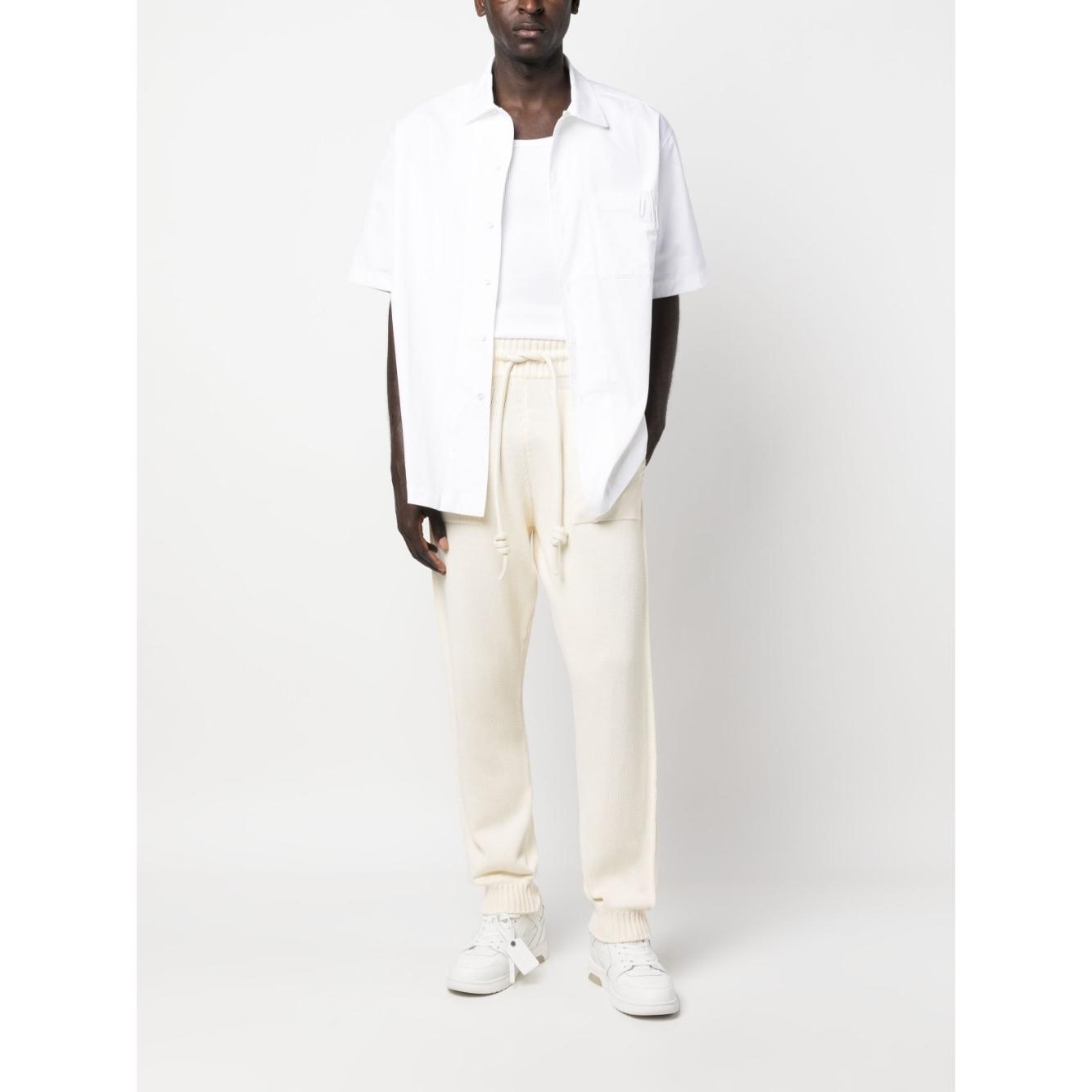Off White Trousers Beige Trousers Off White Lavender