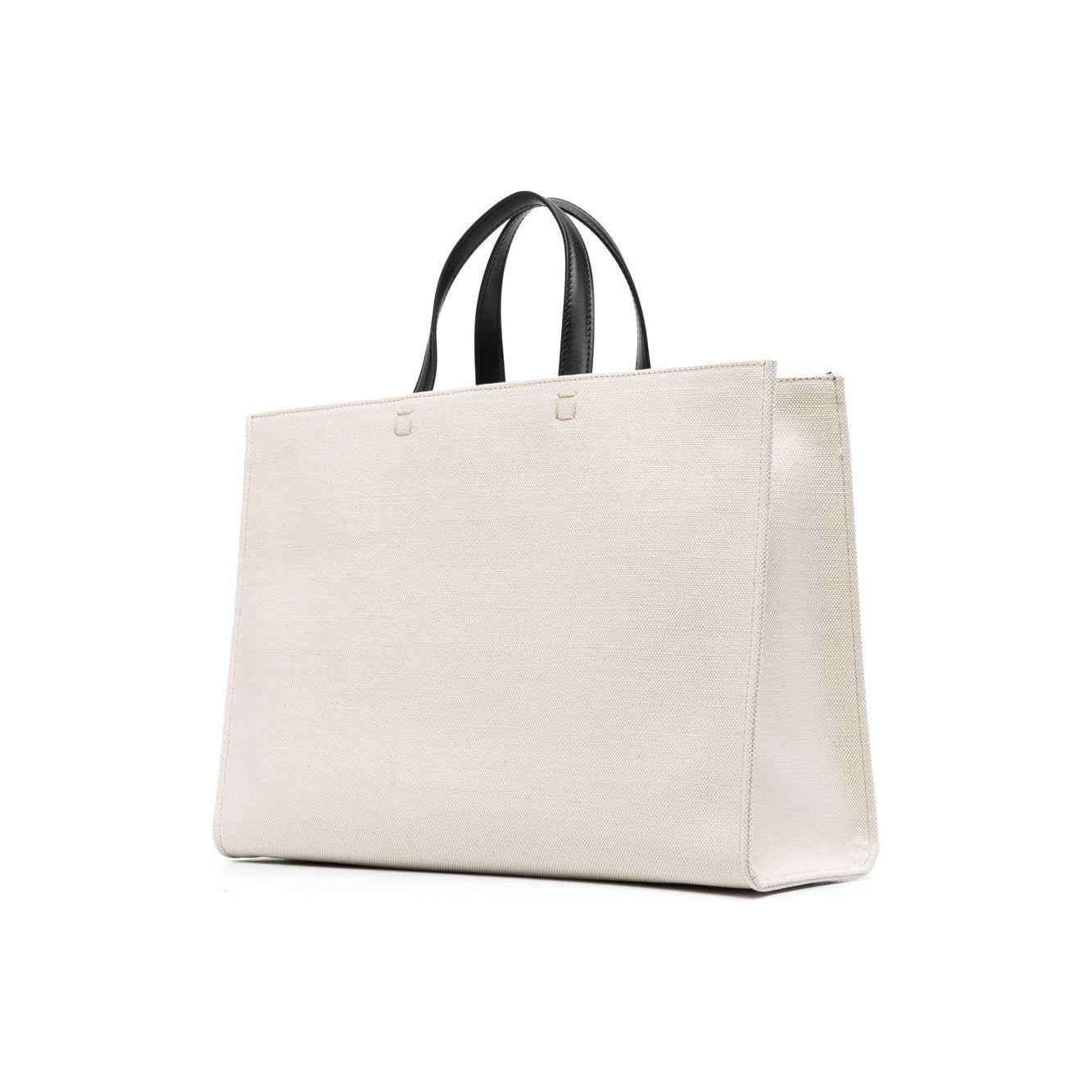 Givenchy Medium G-Tote Shopping Bag Beige Shopper Givenchy Light Gray