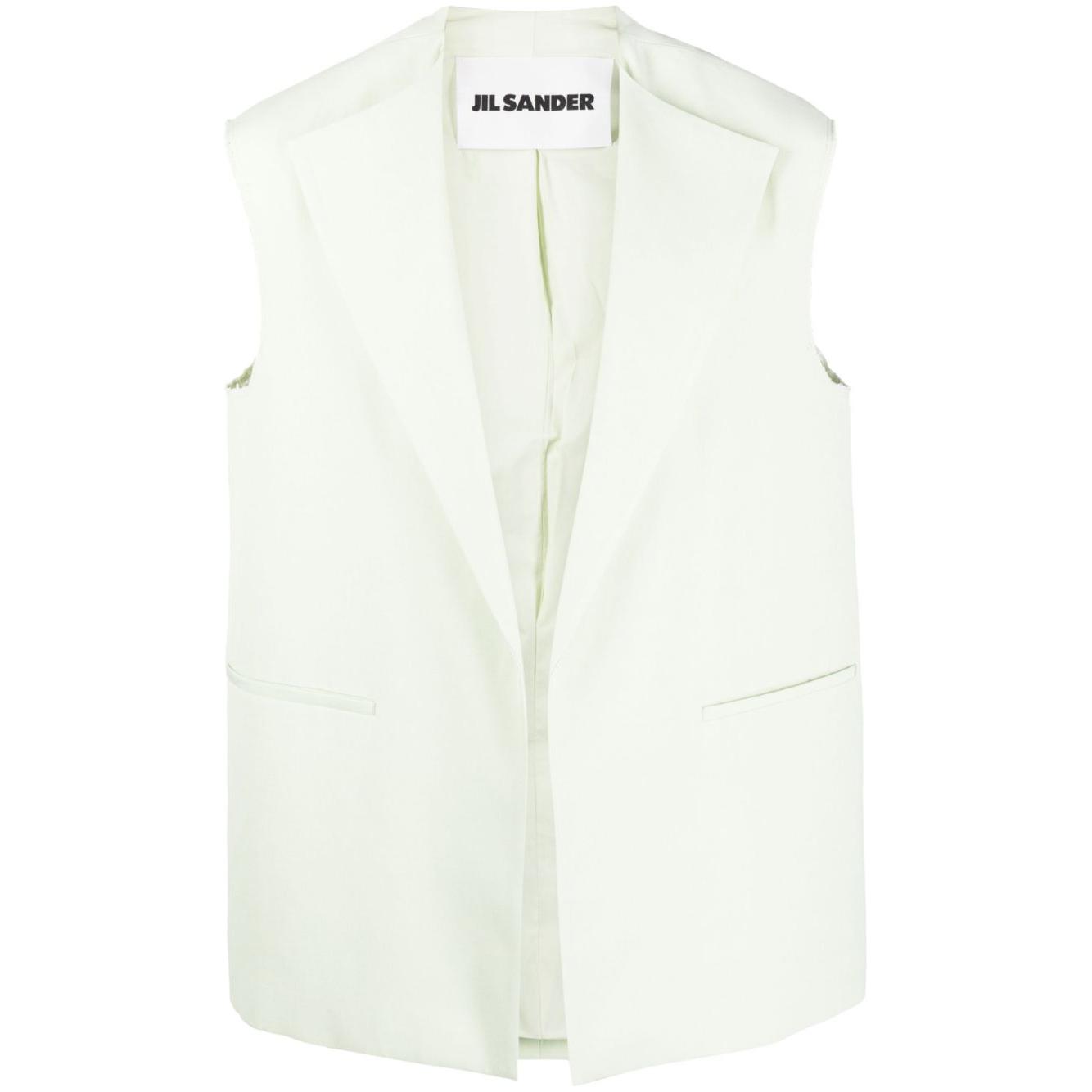 Jil Sander Jackets Green Jackets Jil Sander White Smoke