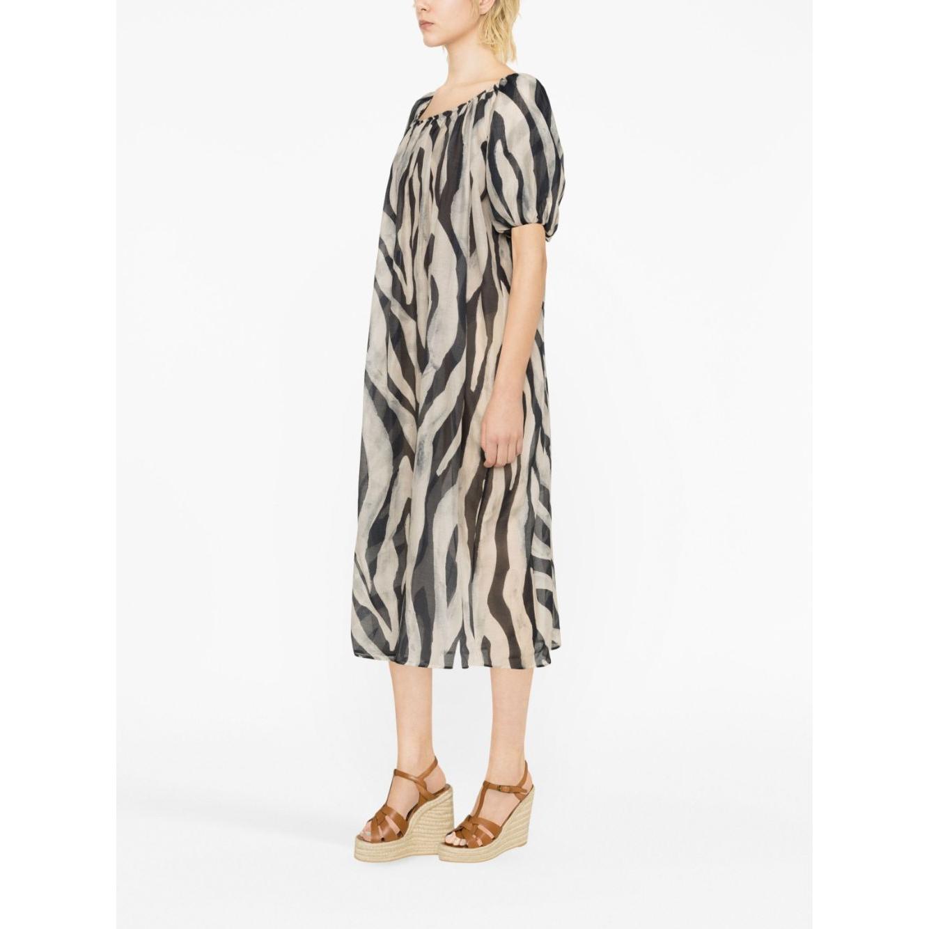 MANEBI Dresses Black Dresses Manebi White Smoke