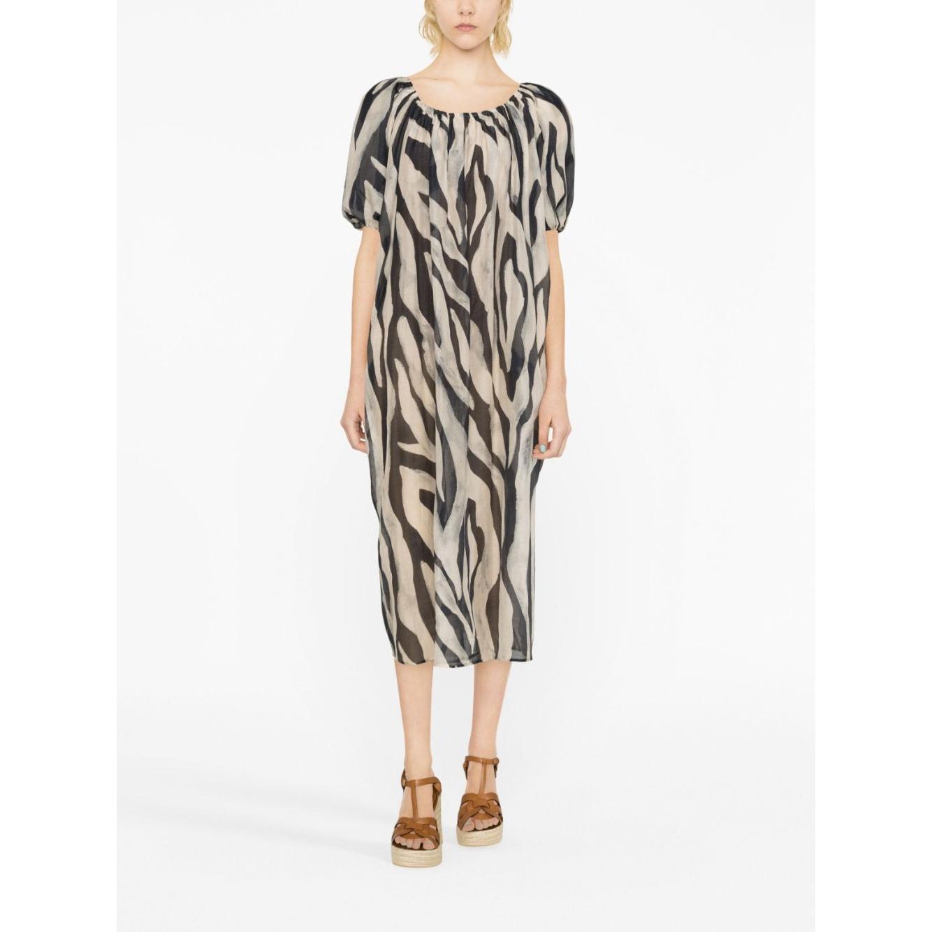 MANEBI Dresses Black Dresses Manebi White Smoke