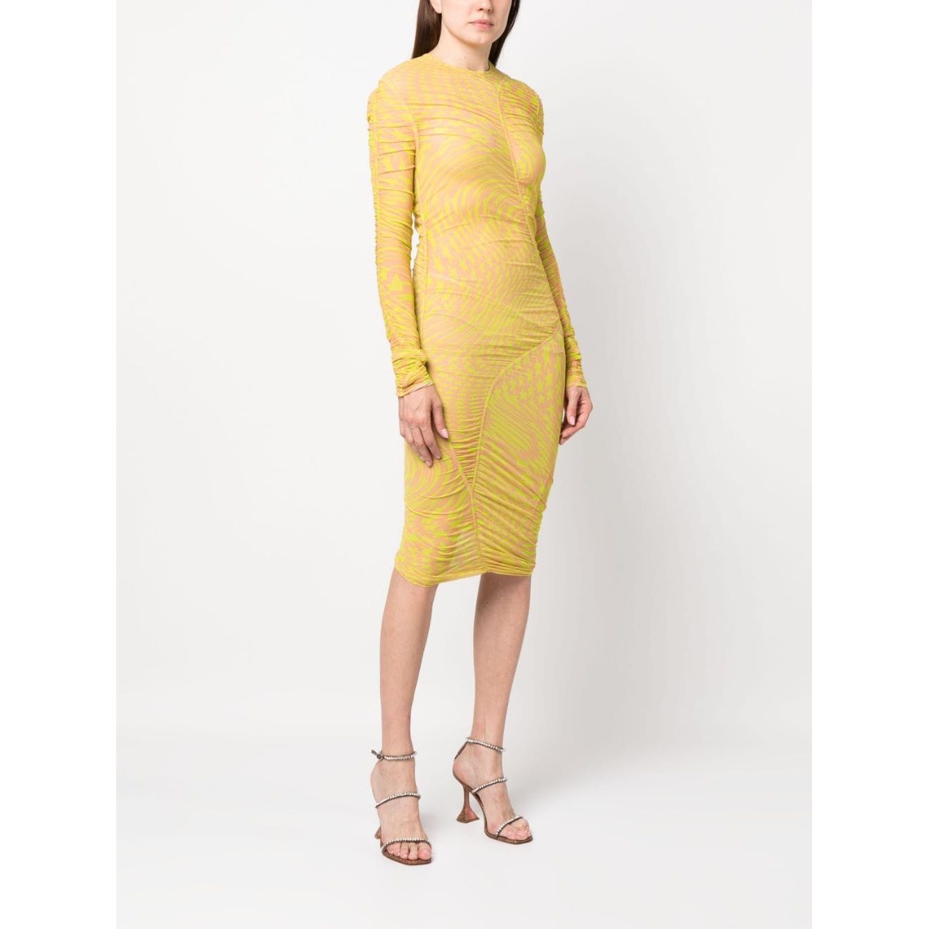 MUGLER Dresses Green Dresses Mugler Beige