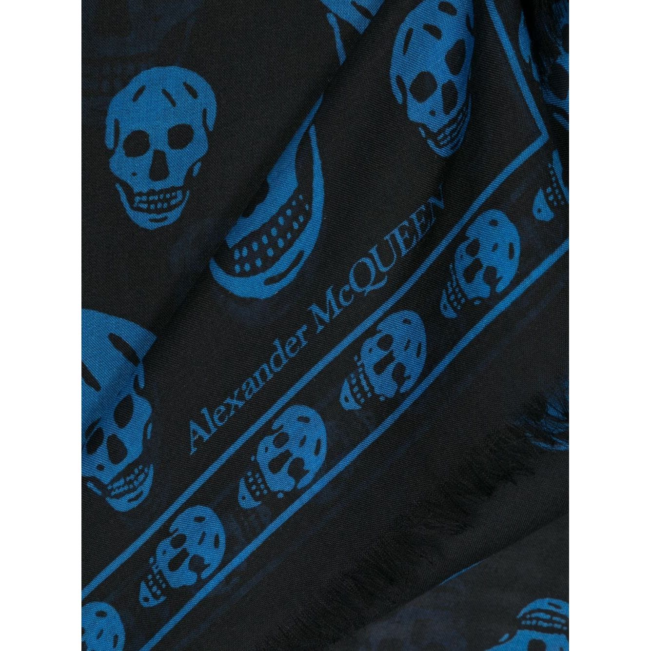 Alexander McQueen Scarfs Black Scarves Hats & Gloves Alexander Mcqueen Black
