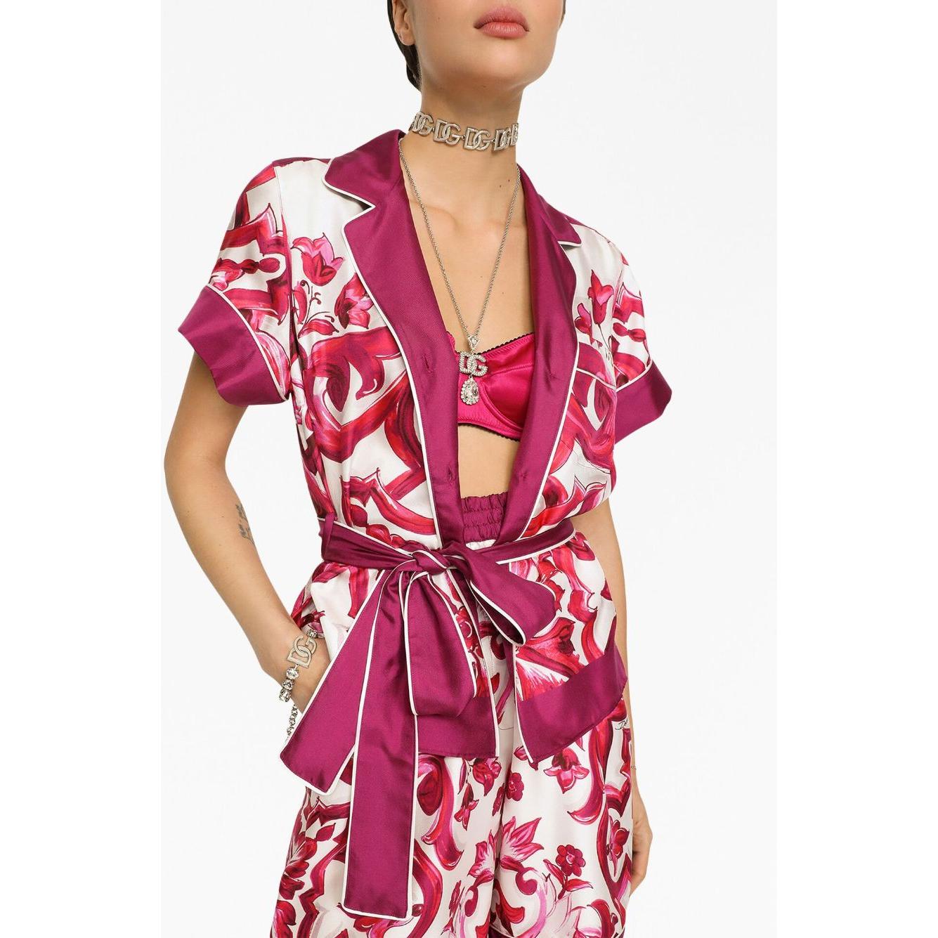 Dolce & Gabbana Dolce&Gabbana Cruise Shorts Fuchsia Short trousers Dolce & Gabbana Misty Rose