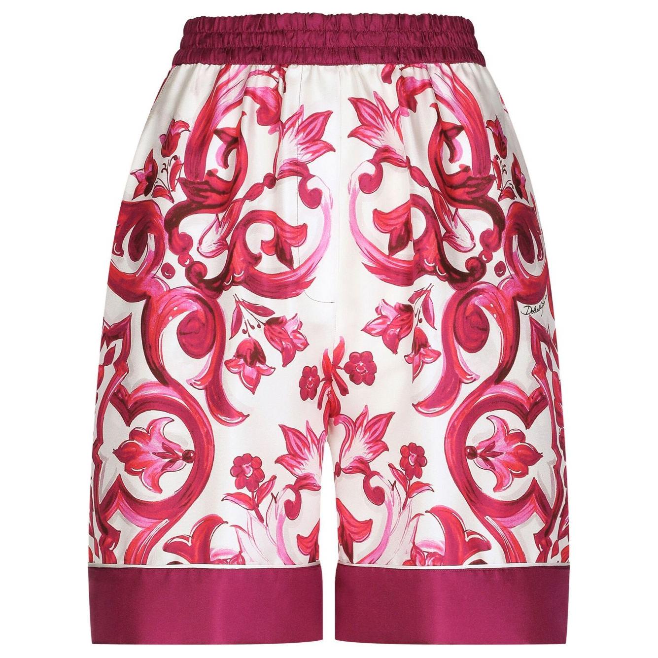 Dolce & Gabbana Dolce&Gabbana Cruise Shorts Fuchsia Short trousers Dolce & Gabbana Misty Rose