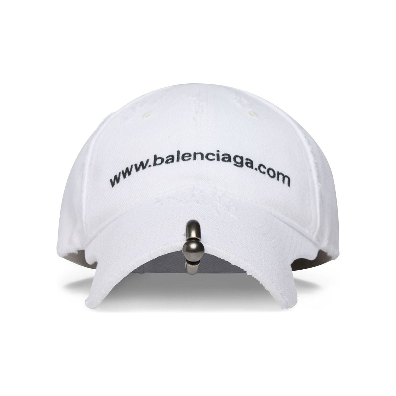 Balenciaga Embroidered-logo Six-panel Cap Scarves Hats & Gloves Balenciaga Light Gray