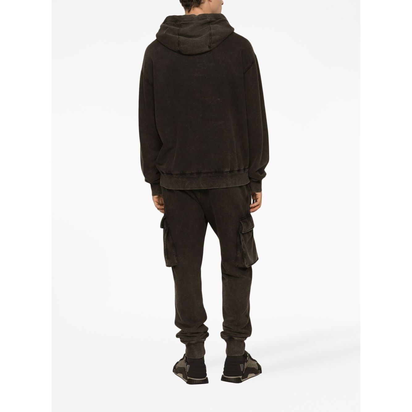 Dolce & Gabbana Trousers Black Trousers Dolce & Gabbana White Smoke