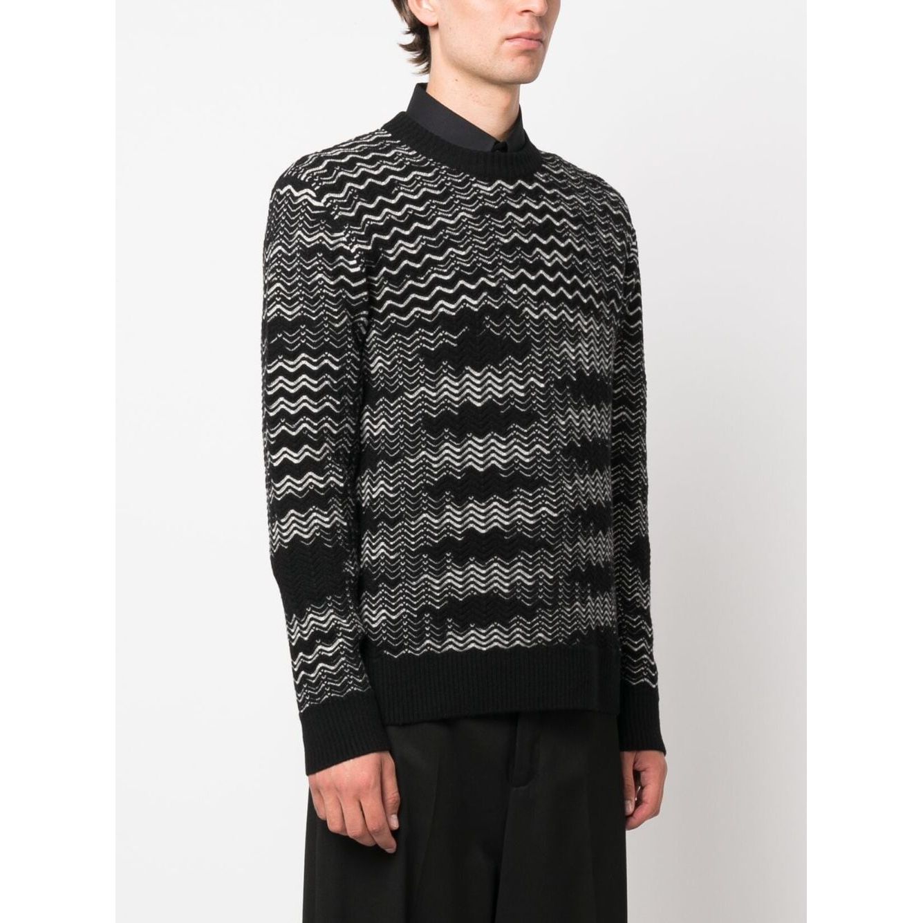 Missoni Sweaters Black Topwear Missoni Light Gray
