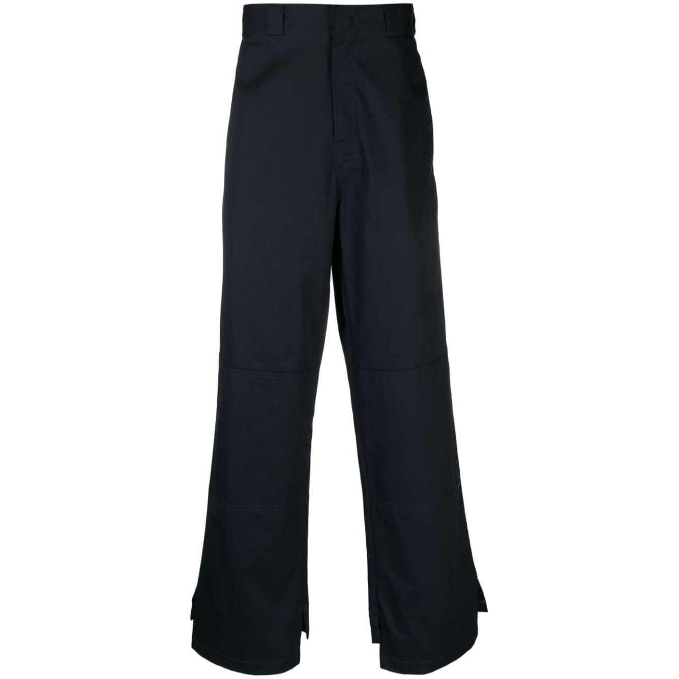 Palm Angels Trousers Blue Trousers Palm Angels Black