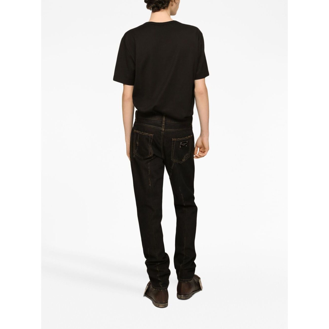 Dolce & Gabbana T-shirts and Polos Black Topwear Dolce & Gabbana Black