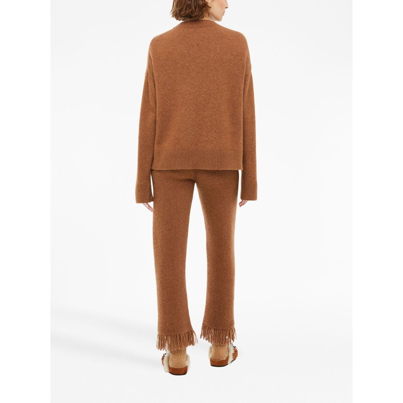 Alanui Sweaters Brown Topwear Alanui White Smoke