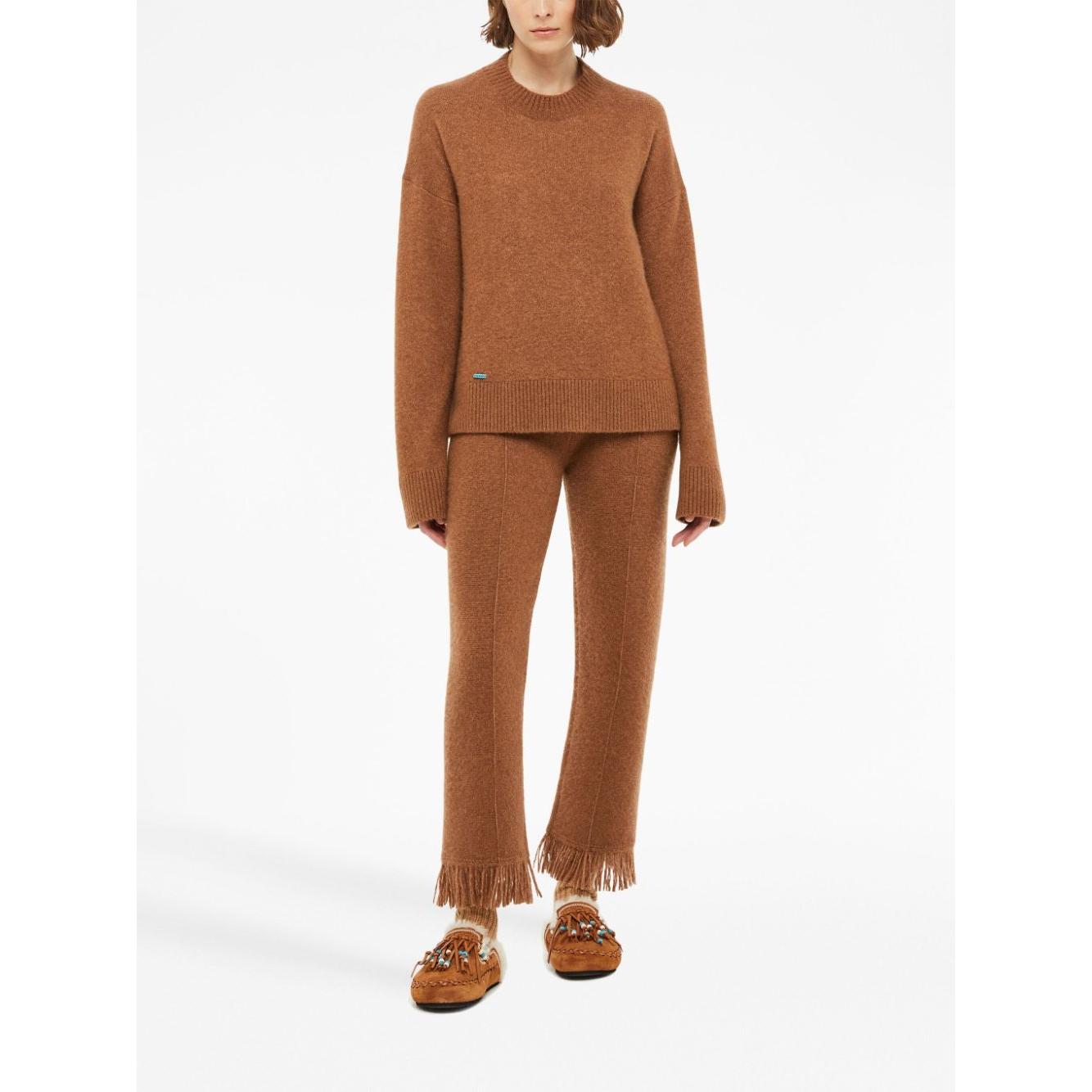Alanui Sweaters Brown Topwear Alanui Sienna