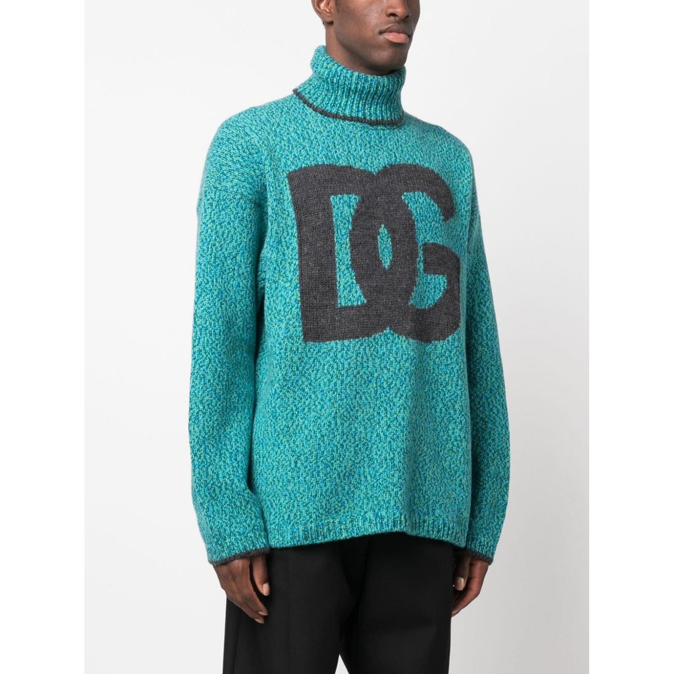 Dolce & Gabbana Sweaters Blue Topwear Dolce & Gabbana Lavender