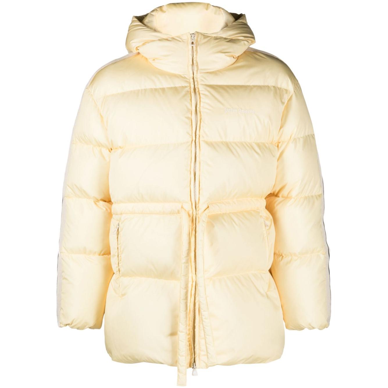 Palm Angels Coats Beige Jackets Palm Angels Antique White