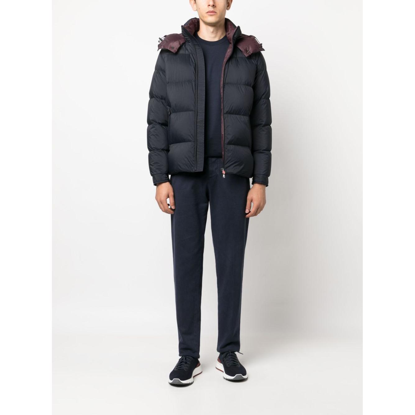 Kiton Coats Blue Jackets Kiton Dark Slate Gray